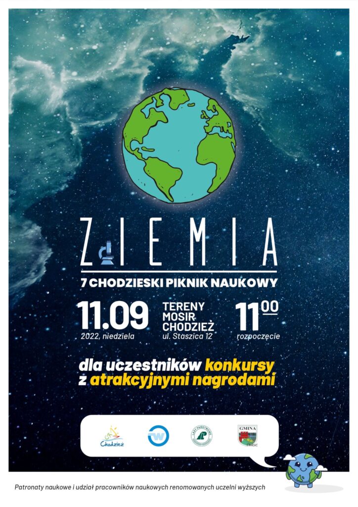 10 września 2022 r kolejna edycja Pikniku Naukowego w Chodzieży. Nie może Was tam zabraknąć. My też tam będziemy. A poniżej przedstawiamy Wam filmik z zeszłorocznej edycji.