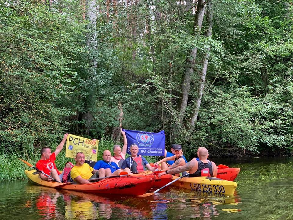 29.08.2022 – Spływ kajakowy PCH126P wspólnie z Międzynarodowym Stowarzyszeniem Policji Region IPA Chodzież